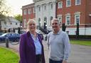 Cllr Jean Flaherty and Cllr Hans Mundry