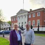 Cllr Jean Flaherty and Cllr Hans Mundry