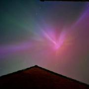 Residents queued at one location in Warrington to view the Northern Lights again