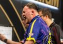 Luke Littler during his defeat by Gerwyn Price in Glasgow