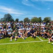 Warrington Wolves and South Sydney Rabbitohs youngsters following Saturday's game between the two