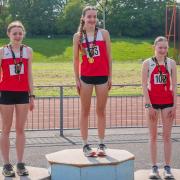 Hannah Hull, Sarah Ashcroft and Sinead Gregory won 800m gold, silver and bronze respectively in a Warrington 'one-two-three' at the Cheshire Championships