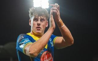 Arron Lindop scored twice for Wire's academy side against Hull KR on Saturday