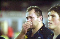 Chris Leikvoll was in tears after his final Wolves match at Salford - 122447