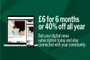 OFFER ENDS SOON: Warrington Guardian digital subscription for just £6 for 6 months