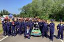 Sankey Valley pupils created their very own go kart for an exciting racing event