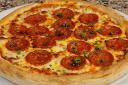 One of the delicious pizzas available to buy at Delgados in Penketh
