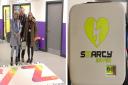 The Purslow Family donated a defibrillator to Warrington Youth Zone