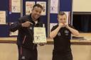 Harvey Groarke during his GB boxing tutor course with Quinton 'Q' Shillingford