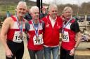 Warrington Athletics Club's medal winners from Saturday's British Masters Cross Country Championships