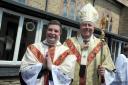 Father Matthew Jolley with the Most Rev Malcolm McMahon, OP, Archbishop of Liverpool