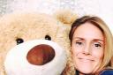 Andrea Lea with her favourite bear