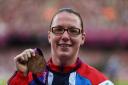 Prescott with her Paralympic bronze