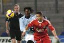 Nabil El Zhar in action for Liverpool Reserves earlier this season against Manchester City