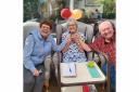 Mary Johnson celebrating her 102nd birthday