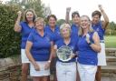 The Warrington Golf Club team celebrate their victory