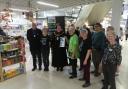 Volunteers and members of the Fairtrade Steering Group attended the event.