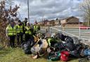 Volunteers of The New Cut Heritage and Ecology group have cleared spaces of litter to allow nature to grow back in the wild meadow