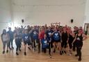 Jude Ankers led a four hour body combat class at LiveWire hub in Great Sankey to fundraise for The Christie