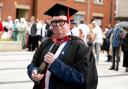 Adrian Craddock graduated after studying for four years to be a mental health nurse