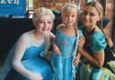 Elsa and Anna will be posing for pictures with children as they promote a Broadway adaptation of Frozen