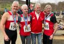 Warrington Athletics Club's medal winners from Saturday's British Masters Cross Country Championships
