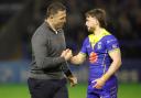 Sam Burgess with Adam Holroyd before the game against Hull FC earlier this year