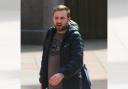 Jordan kennedy leaving Liverpool Crown Court after being spared jail