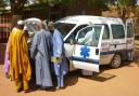 Locals receiving training on how to drive an ambulance in Nigeria