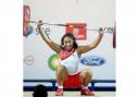 Zoe Smith lifted 118kg to cement her gold medal win. Picture courtesy of Press Association