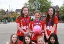 The school's year six netball team finished in second place