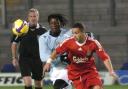 Nabil El Zhar in action for Liverpool Reserves earlier this season against Manchester City