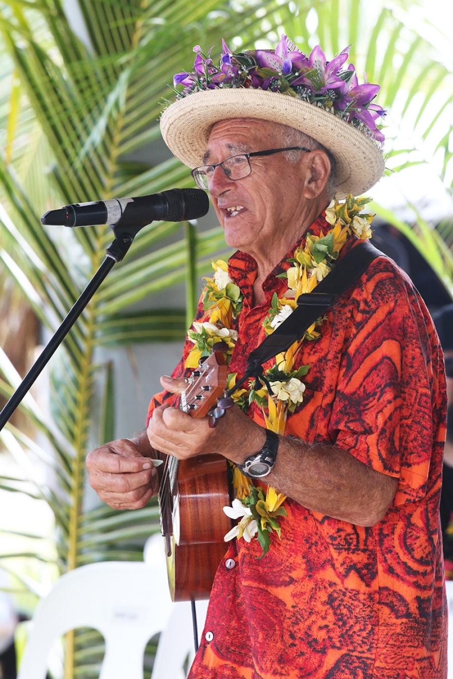 1. Jake Numanga Snr. MBE – He’s been singing welcome songs for visitors on every single flight arriving into and departing from the capital island of Rarotonga since 1980
