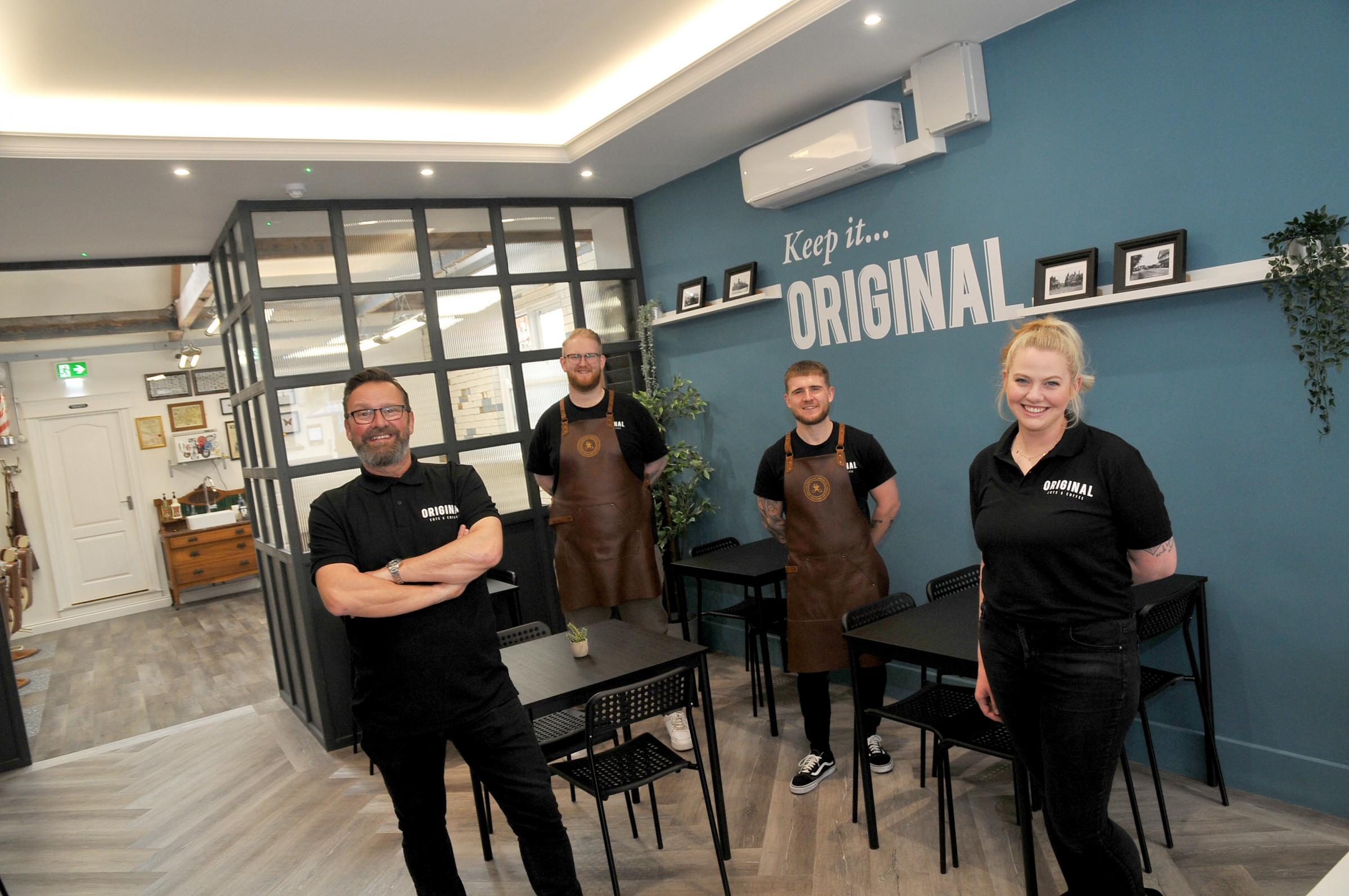 The Original Coffee and Cuts team