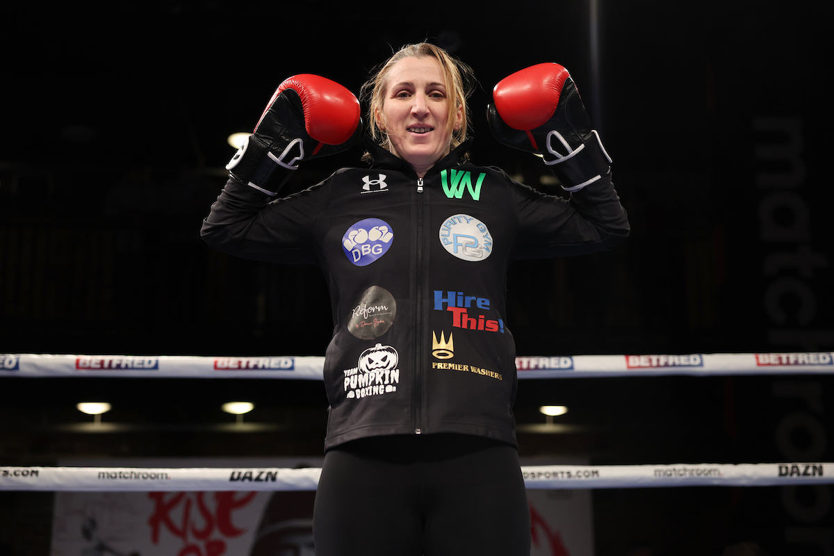 Vicky Wilkinson. Picture: Mark Robinson/ Matchroom Boxing 