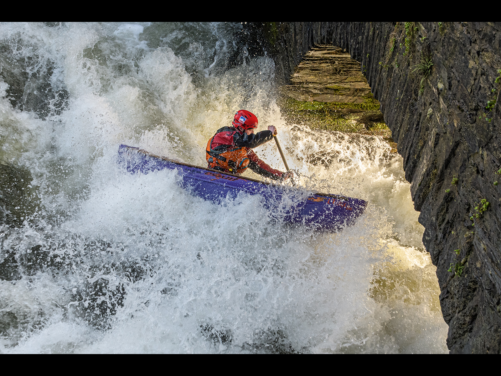 Battling The Rapids by Andy Gilbert