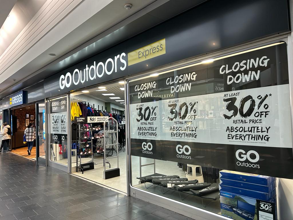 Golden Square's Go Outdoors Express is closing down