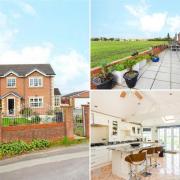 Different angles from inside and outside of the Rixton home up for sale