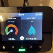 Pauline Eaton's smart meter displayed a daily energy usage cost of more than £61k