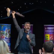 Adam Hills hosted the comedy evening - Pictures: Joe Richardson
