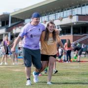 Amazon Warrington workers and family enjoy a day at Haydock Park Racecouse