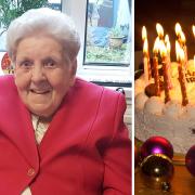 Irene Lloyd recently celebrated her 100th birthday in Lymm