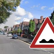 Hallfields Road is set for new measures to help with 'traffic calming,' the council says