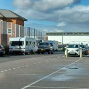Travellers remain on Orford Hub's overflow car park after first being reported there on Tuesday, September 20