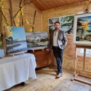 Sean Sutherland, from Birchwood began painting three years ago and learnt through finding his own style.