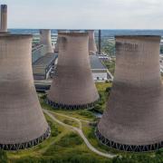 The cooling towers