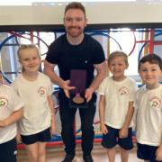 Daniel Purvis, Olympic 2012 Medalist visited Callands Community Primary to inspire the pupils.