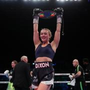 Rhiannon Dixon v Vicky Wilkinson, Commonwealth lightweight title at M&S Bank Arena in Liverpool. Picture: Mark Robinson/Matchroom Boxing