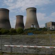 The decomissioned Fiddler's Ferry power station in Cuerdley