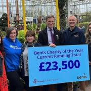 Bents Garden and Home has raised thousands for a mental health charity